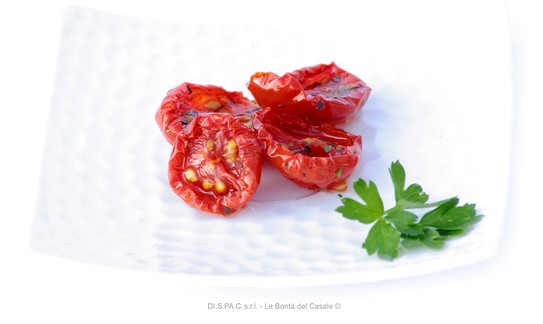 Pomodori “Ciliegino" semi-secchi in olio
